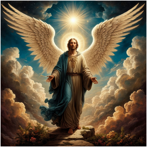 Сгенерировано ИИ- напоминание о себе  Божественной помощью.