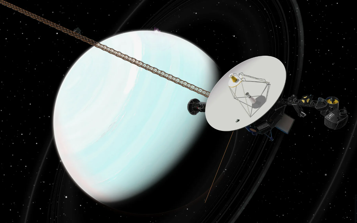 Voyager‑2 добрался до Урана