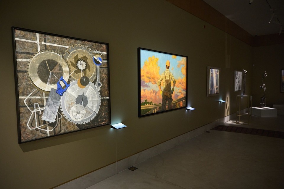    В культурной столице открылась выставка про Ростовскую область и ее художников. Фото: Правительство РО.