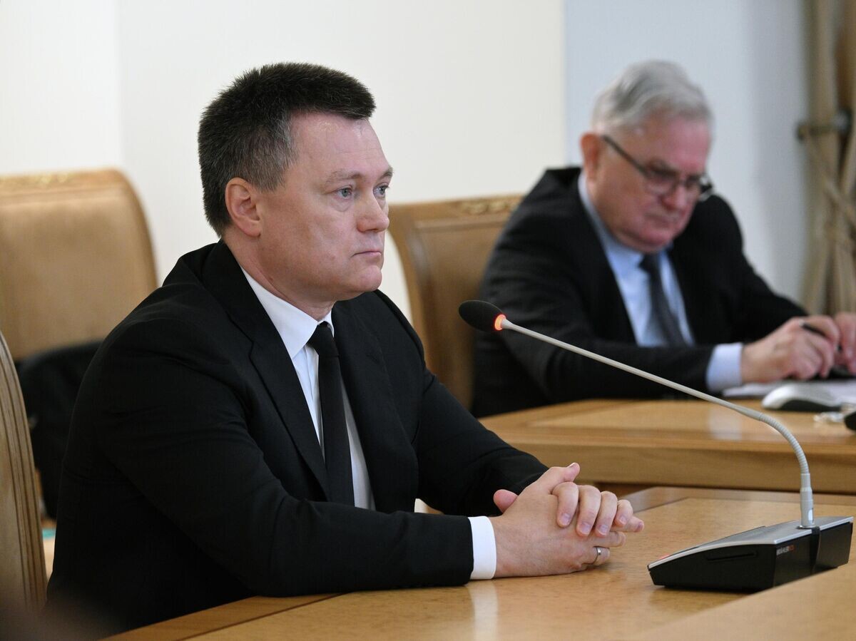    Генеральный прокурор Российской Федерации, кандидат на пост главы Верховного суда РФ Игорь Краснов на заседании Высшей квалификационной коллегии судей РФ | © РИА Новости / Кирилл Зыков