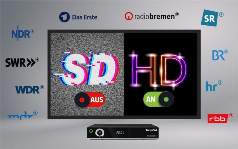 Иллюстративное изображение: немецкие телеканалы переходят с SD на HD.