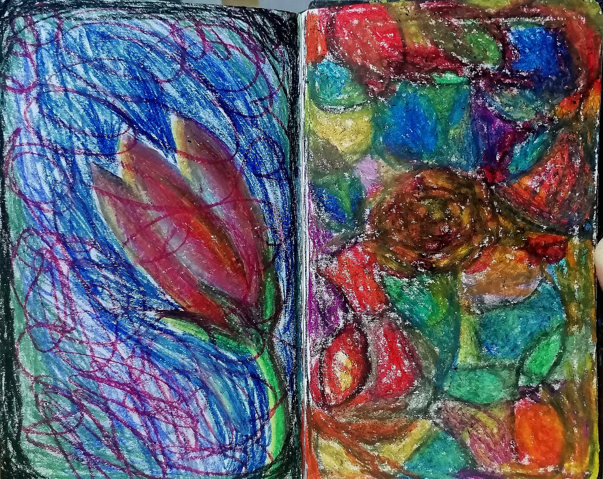 Разворот из моего дневника настроения. 