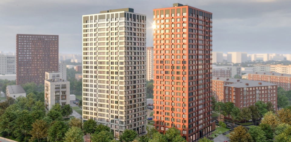     На севере столицы ведется разработка котлована для возведения дома по реновации