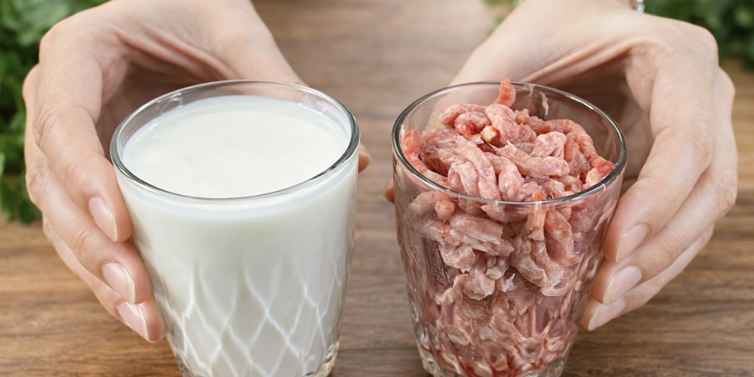 Беру 1 стакан кефира и 1 стакан фарша: этот рецепт бесподобен, готовлю сразу побольше, чтобы на всю неделю хватило