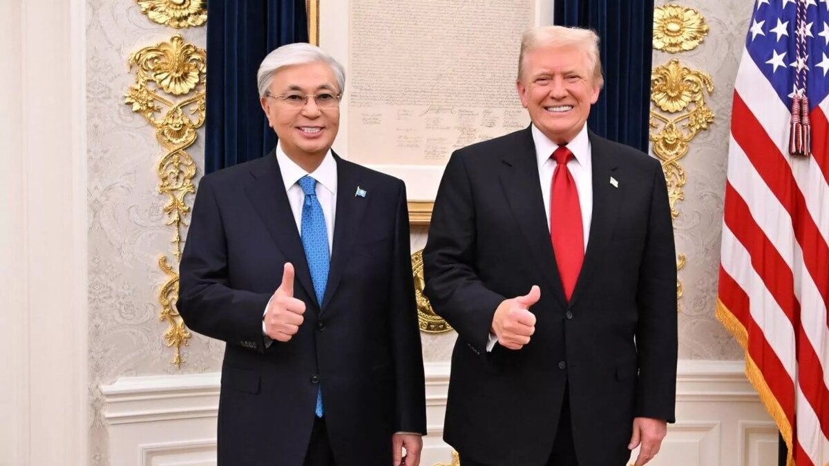 Касым-Жомарт Токаев и Дональд Трамп в Белом Доме, архивное фото © Photo : пресс-служба президента Казахстана