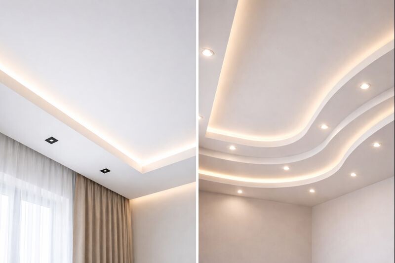 гипсокартон или натяжной потолок