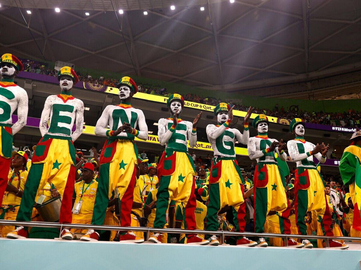    Болельщики сборной Сенегала на чемпионате мира по футболу 2022 года в Катаре | © пресс-служба Кубка мира