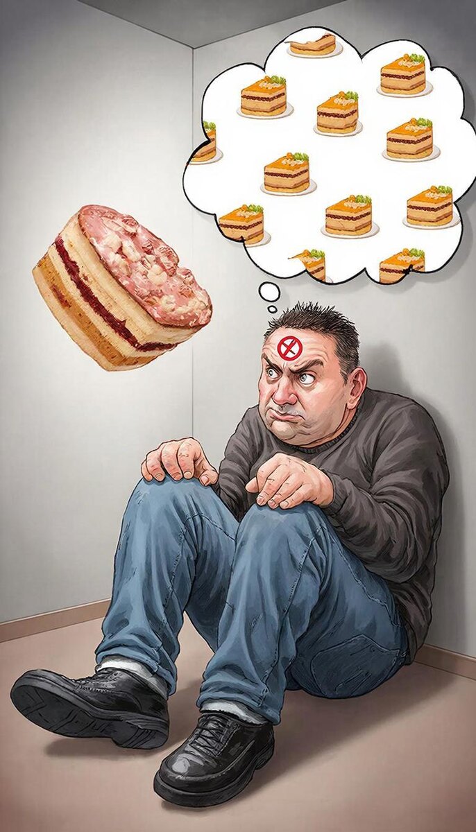 Торт... не думай о торте, не думай о торте! Торт плохооой!