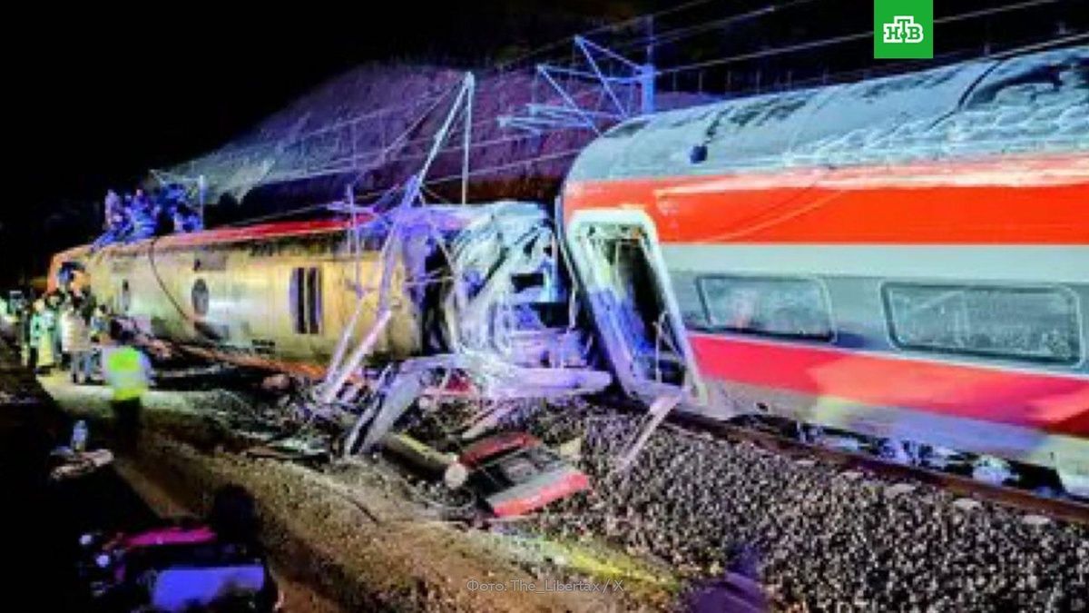    Два поезда сошли с рельсов в Испании: есть погибшие