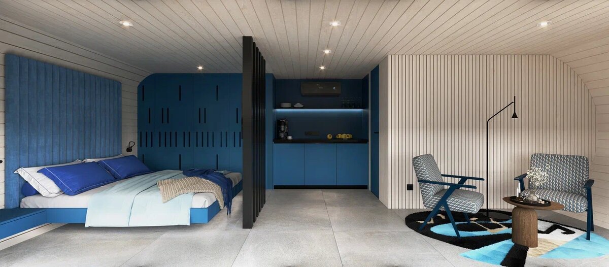 Пример дизайна для глэмпинга