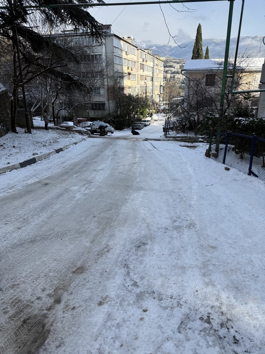 На таком спуске можно и не остановиться 