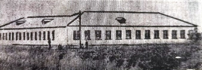 Средняя школа в селе Баррикада. Фото Н. радула. 19 сентяюря 1965 года