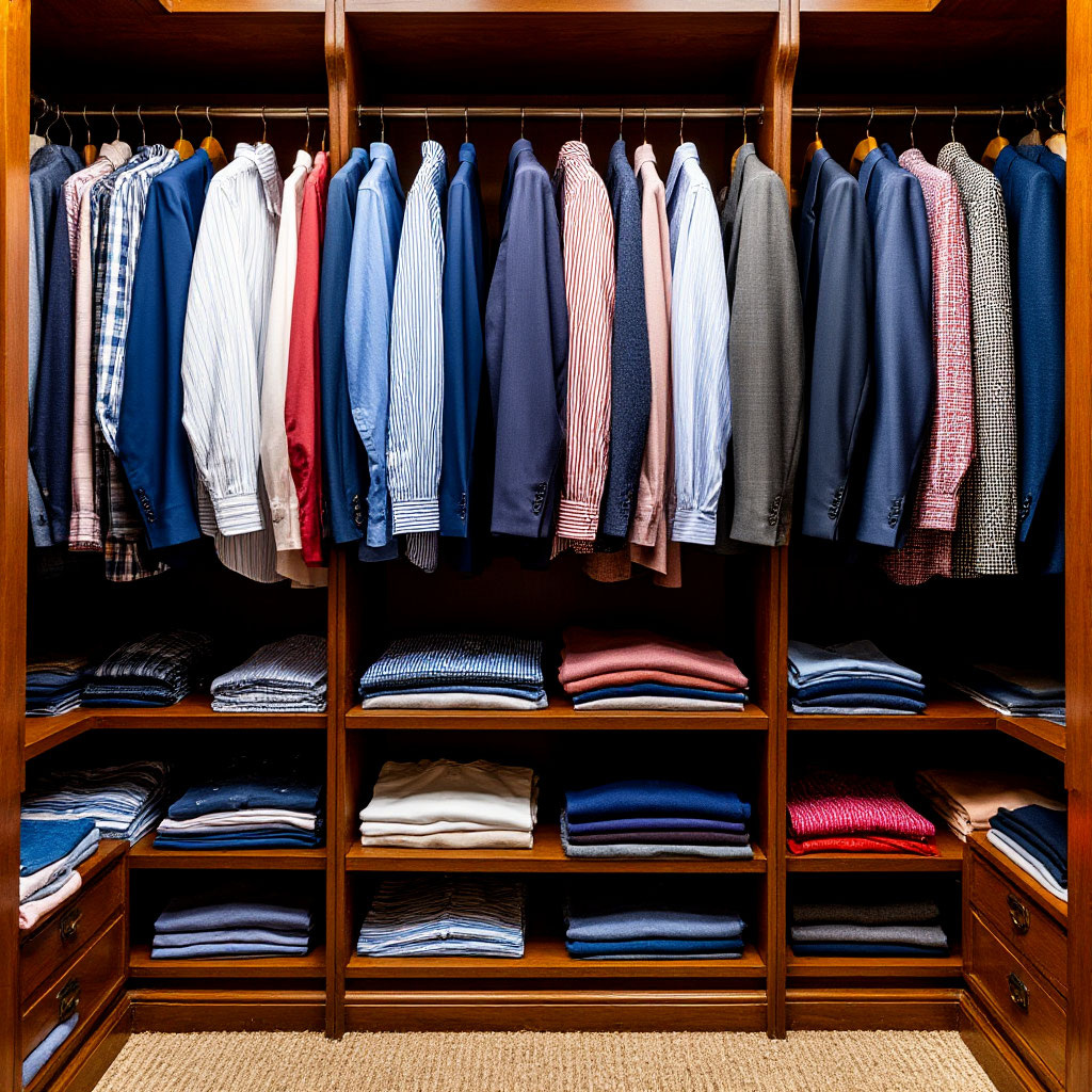 Зонирование при хранении одежды