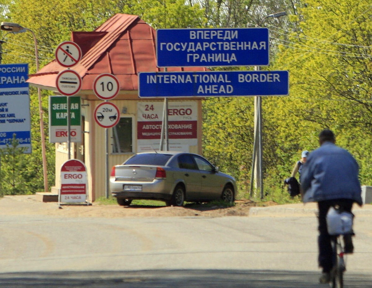 Госграница России и Эстонии © Sputnik