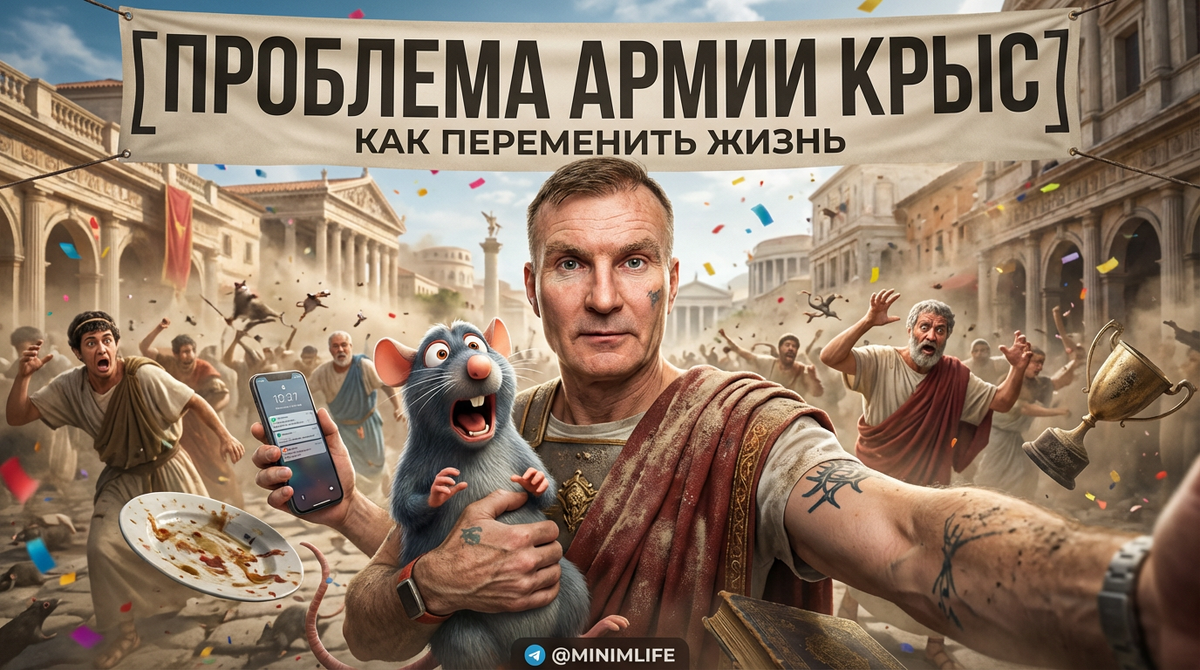 Эффект «армии крыс»: почему мы годами планируем перемены, но ничего не меняем