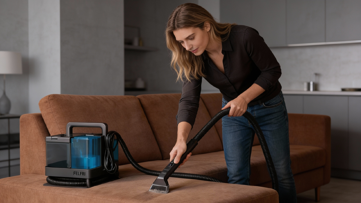Как выбрать моющий пылесос для мебели
