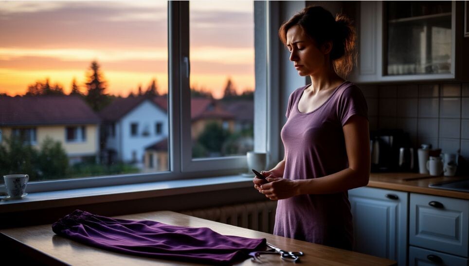 Её выбор на столе.