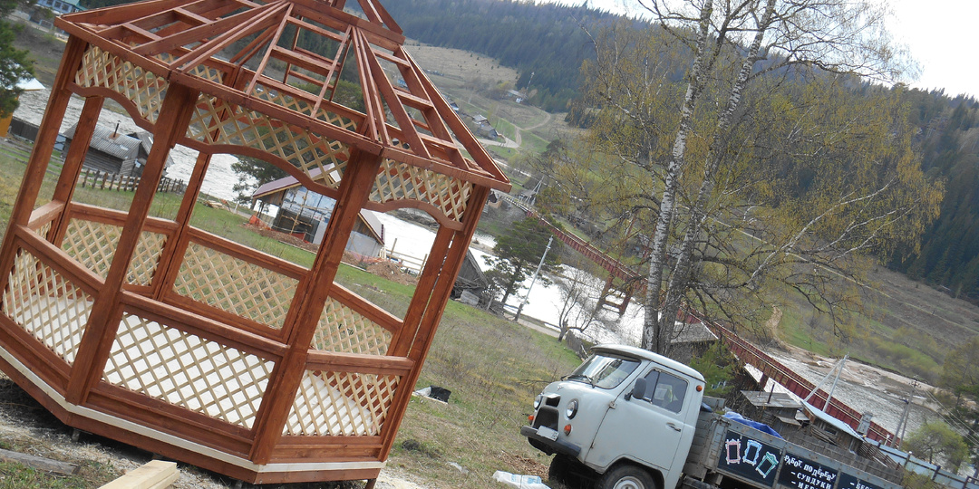 Беседка 8-ми гранная