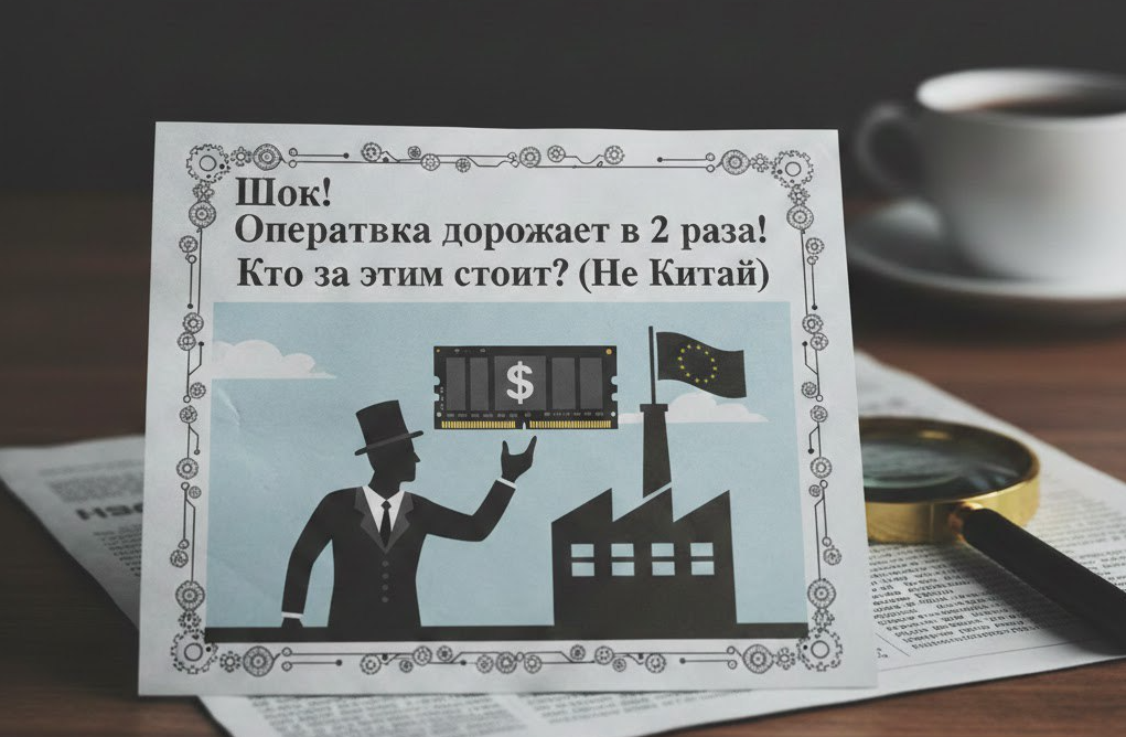 оперативка дорожает в 2 раза и кто за этим стоит?