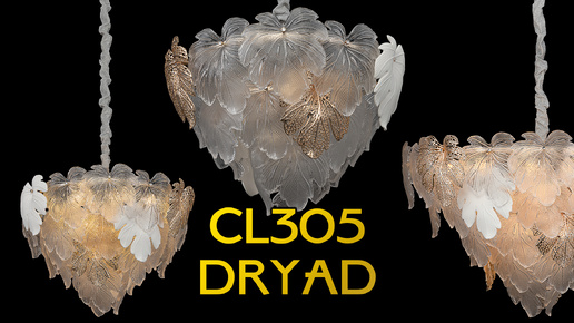 Коллекция подвесных дизайнерских люстр Ситилюкс CL305 DRYAD в флористическом стиле