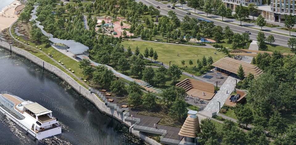     Новая набережная и парк появятся в рамках развития прибрежных территорий столицы