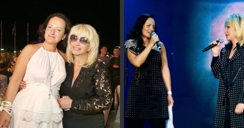    Ирина Аллегрова с дочерью Лалой, которая не получила отцовской любви.