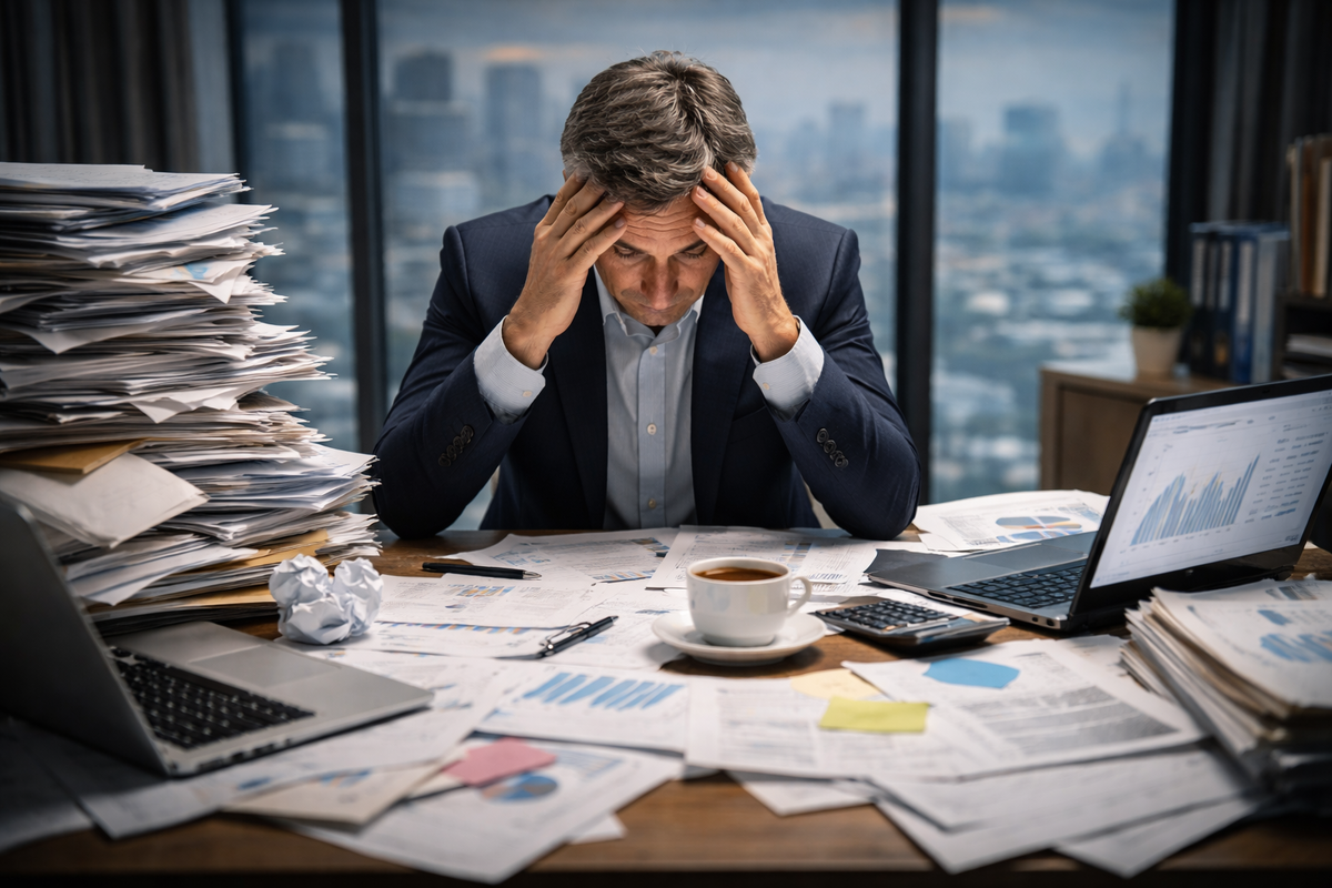 Момент, когда усилия перестают давать результат. Перегруженность и ручное управление скрывают системные ограничения бизнеса, не позволяя росту продолжаться.