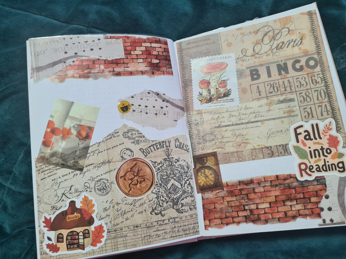 Разворот из личного дневника