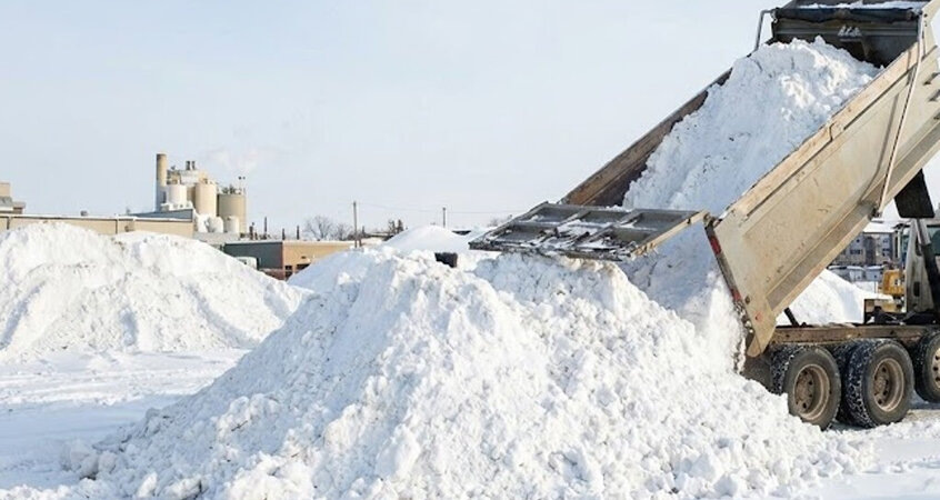    Официально: Пинский горисполком определил площадки для складирования снега