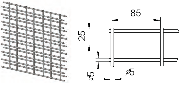 Рис. 1. Образец пулерассеивающей панели