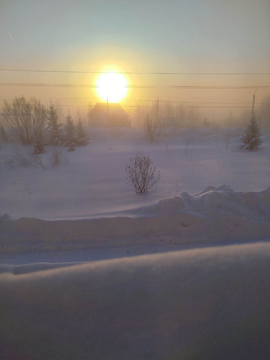 Вот такие утрЫ у нас уже неделю