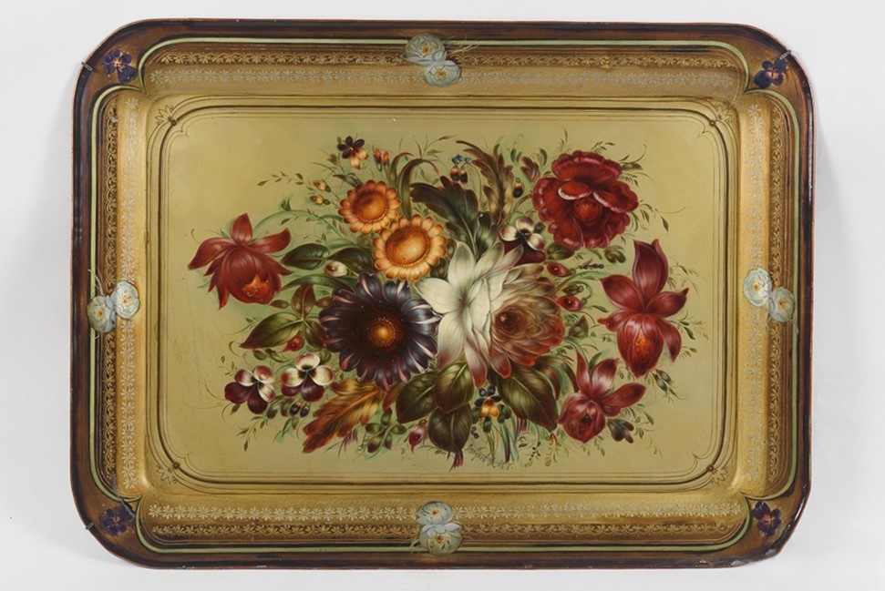 Светлая палитра Жостовских художников.