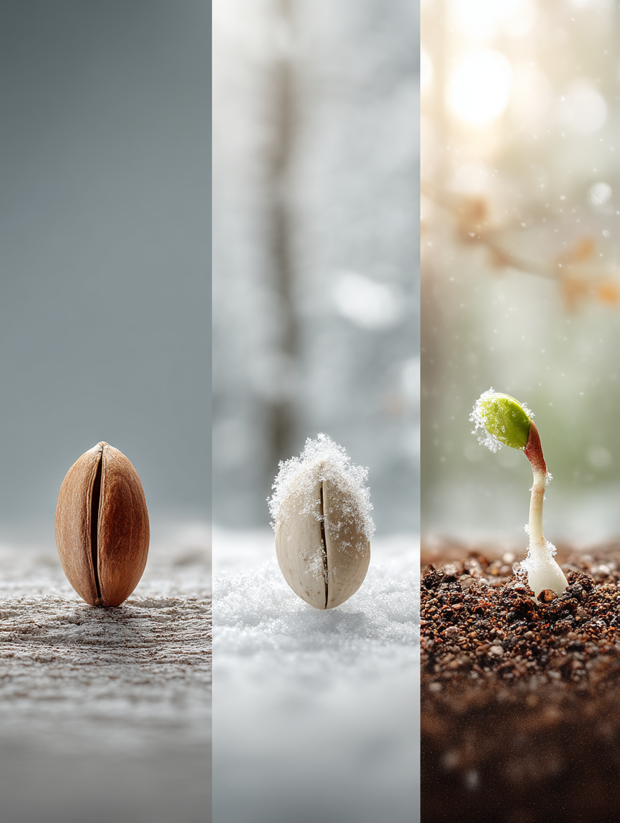 Покой→Стратификация→Рост