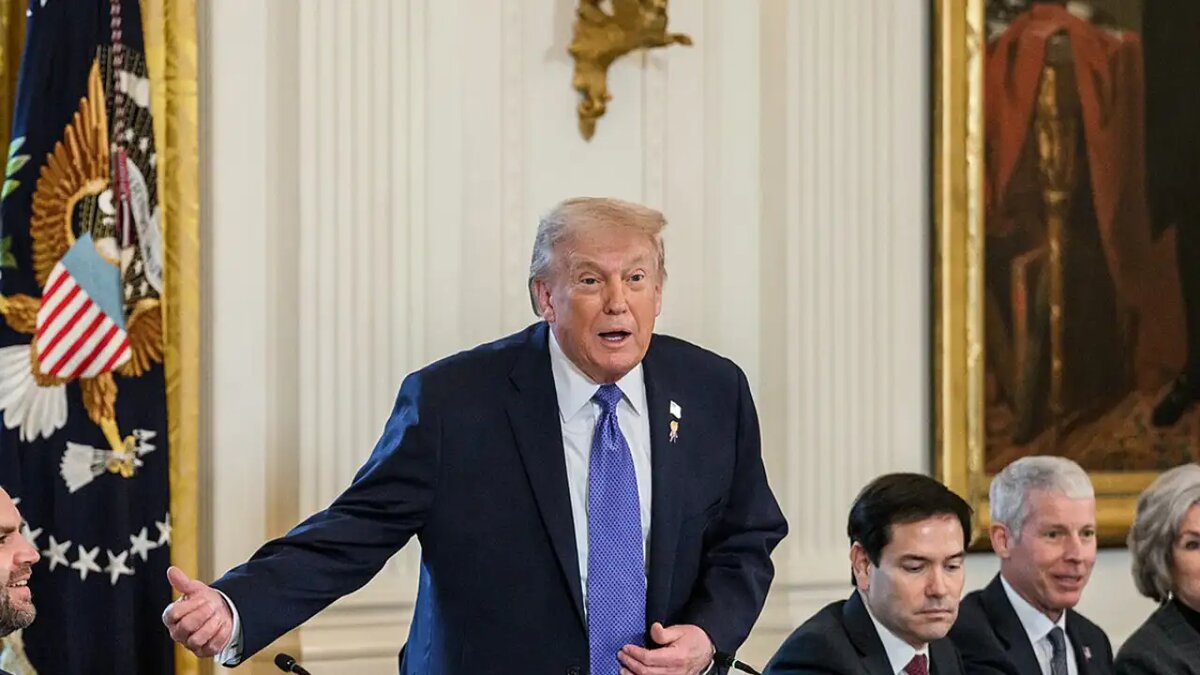    Президент США Дональд Трамп. © Википедия