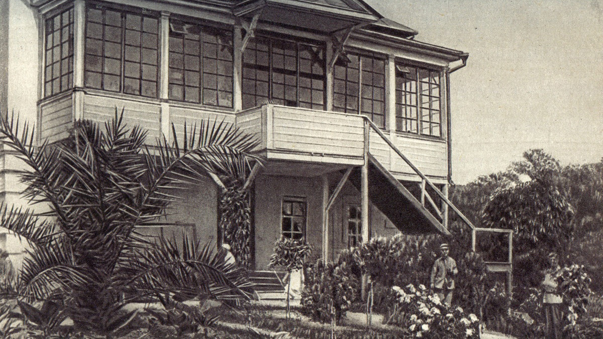 Репродукционное отделение Центральной генетической плодово-ягодной лаборатории имени И. В. Мичурина. Фото: И.В.Мичурин "Итоги шестидесятилетних работ", Москва, Сельхозгиз, 1936