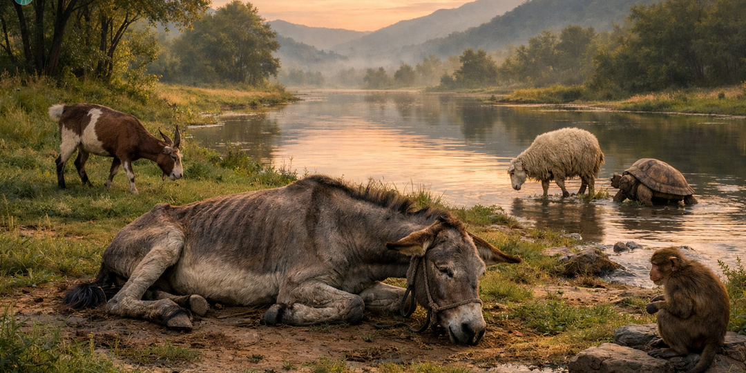 Осёл, который никогда не говорил "нет". Мудрость притчи