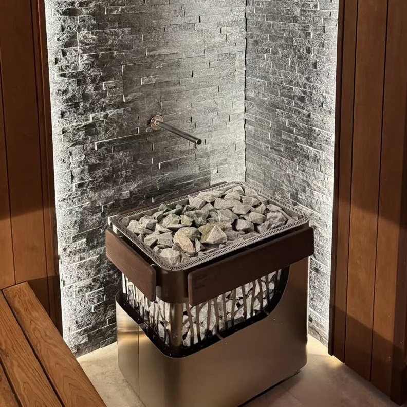 Печь BORN STONE в интерьере.