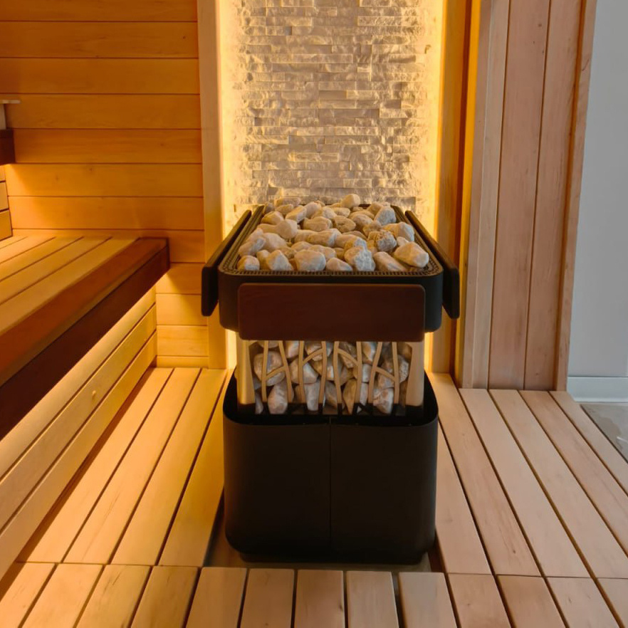 Печь BORN STONE в интерьере.