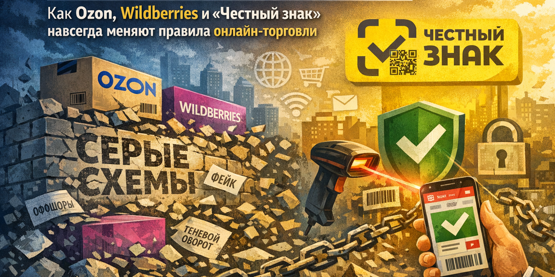 Конец эпохи «серых» схем: Как Ozon, Wildberries и «Честный знак» навсегда меняют правила онлайн-торговли