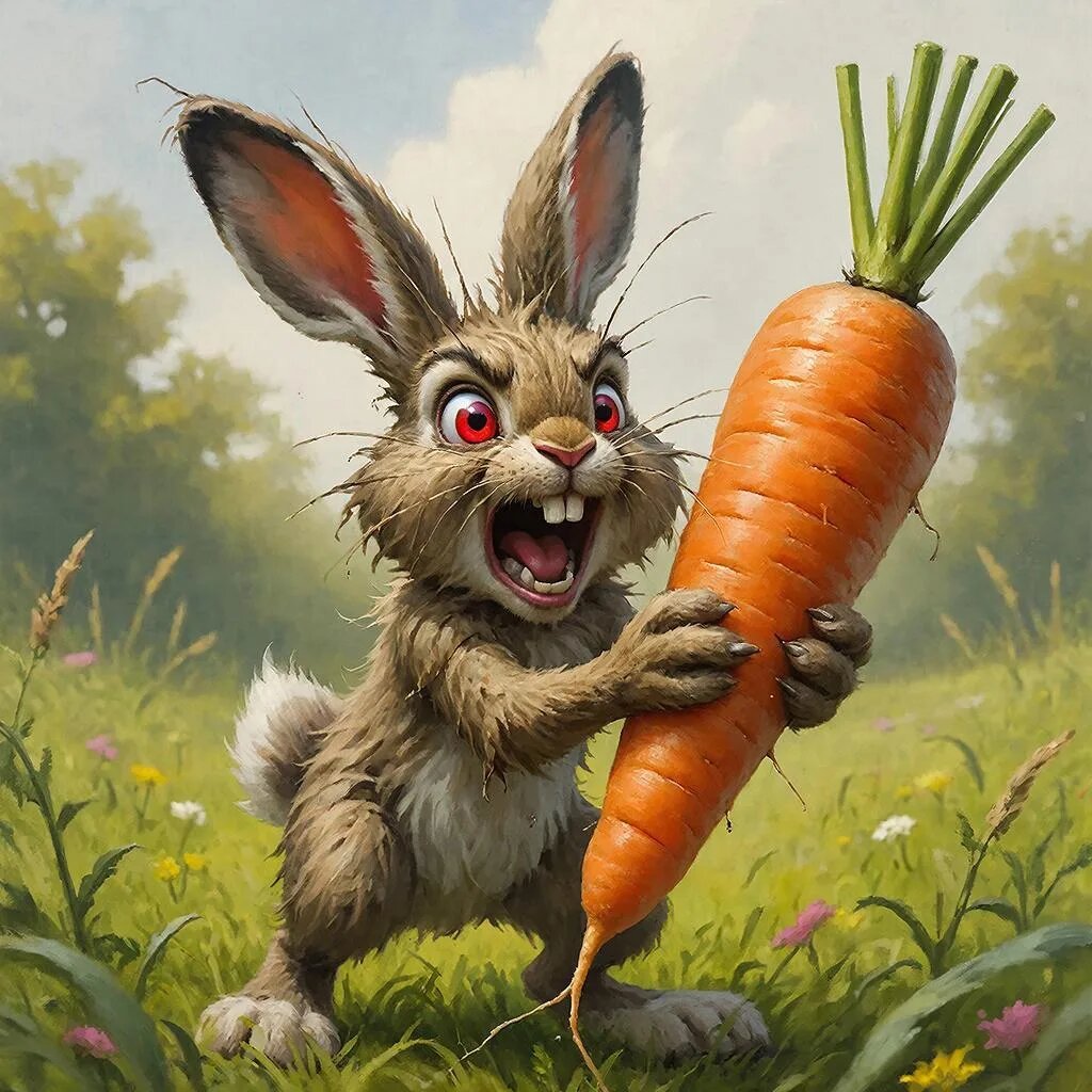 на тебе морковочку