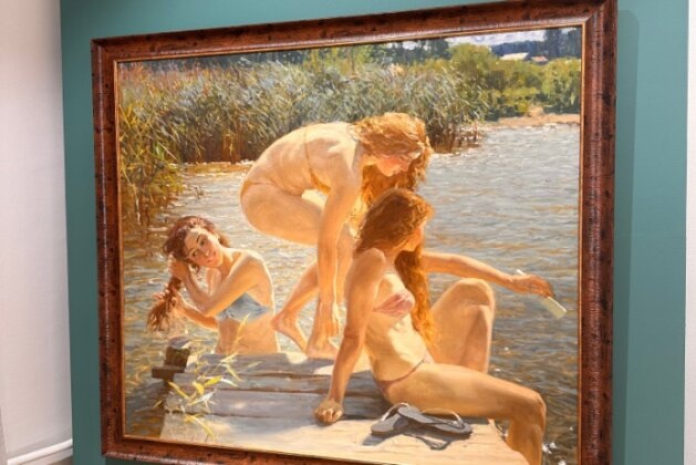    М.А. Полетаев «Купальщицы. Солнце, вода, грации». Фото Екатерины Хоботовой