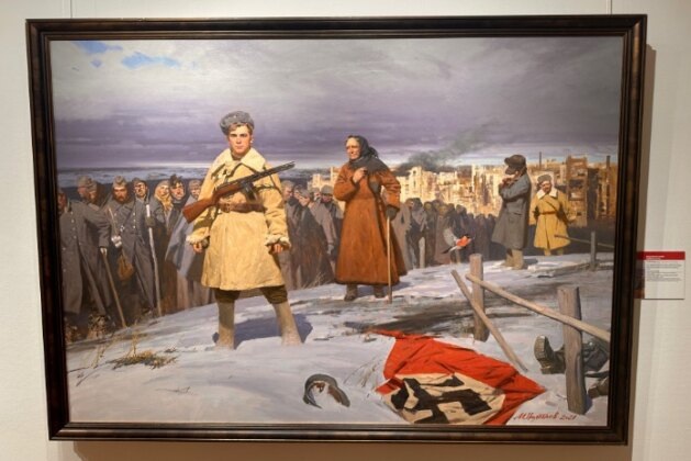    М.А. Полетаев «Исход великого сражения. Сталинград 1943 год». Фото Екатерины Хоботовой