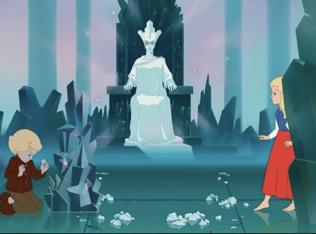 Кадр из мультфильма "Снежная королева" 1957 г.