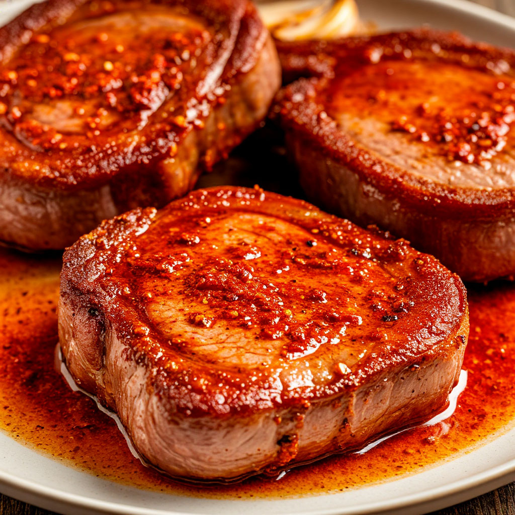 Свиные отбивные по-испански