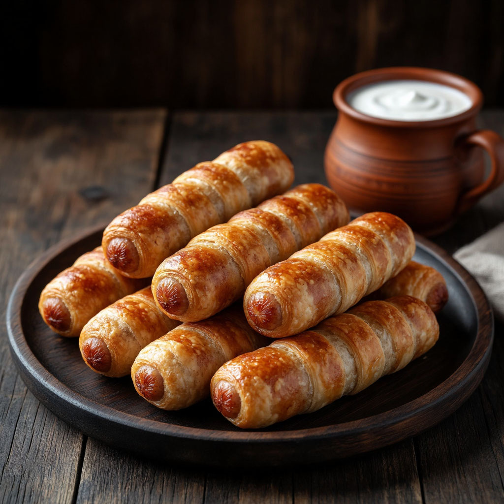 Сосиски в тесте на сковороде — быстро, вкусно, без фритюра! 🌭🥟