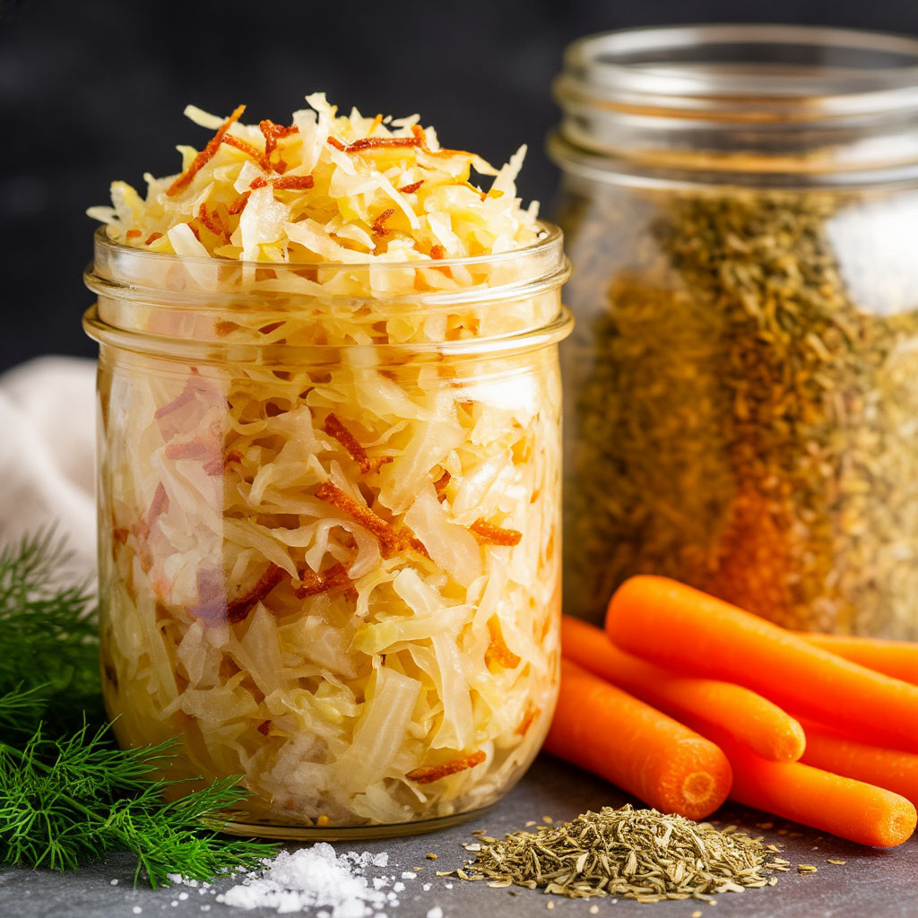 Хрустящая квашеная капуста по-простому