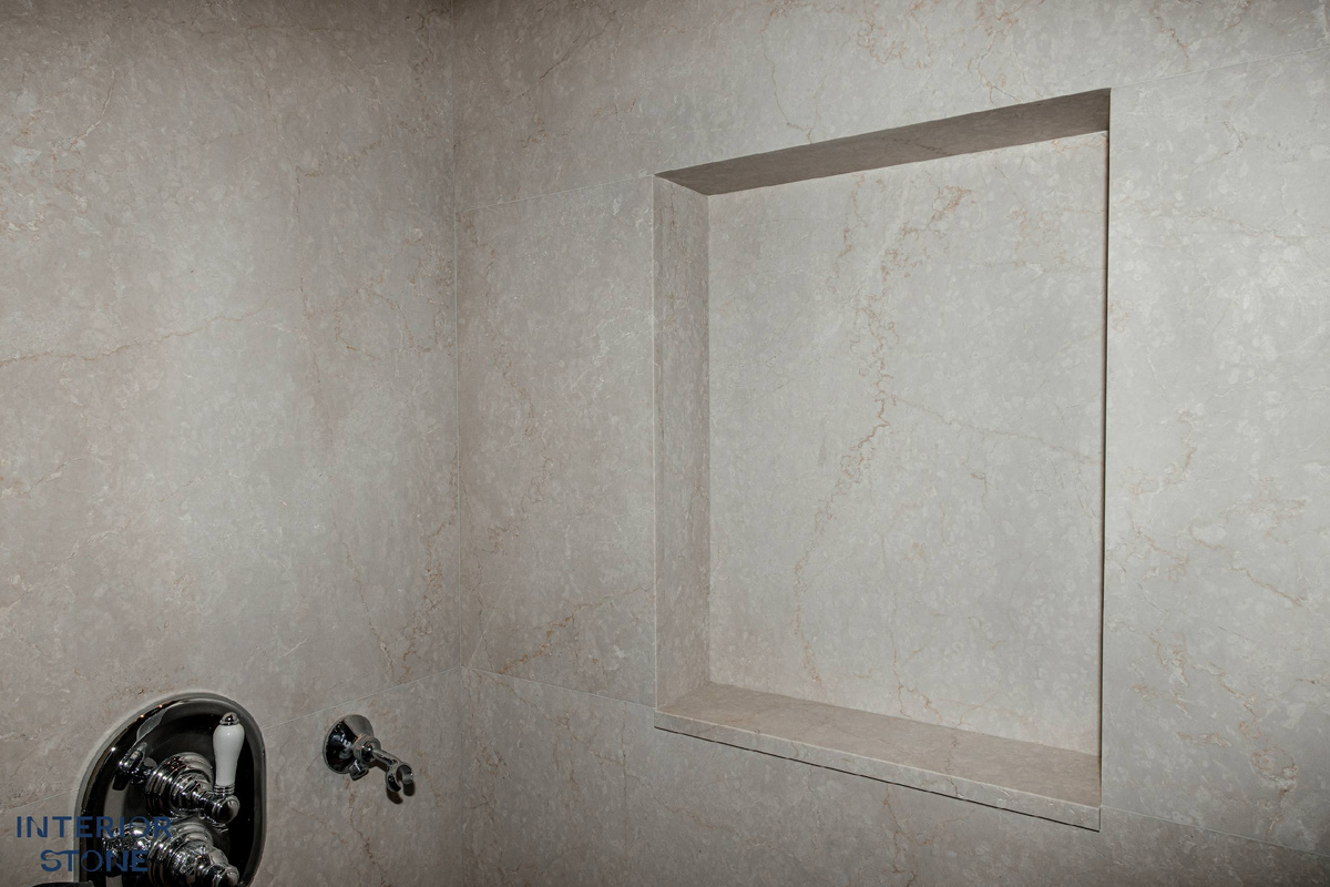 Санузел из натурального мрамора Боттичино