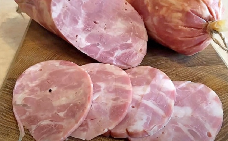 Настоящая мраморная ветчина у вас дома: секрет идеального вкуса и текстуры без лишних добавок