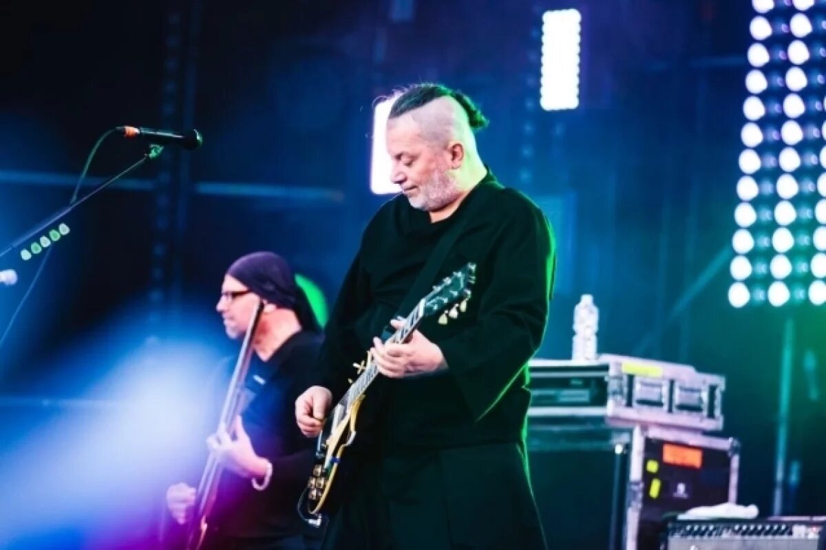    Вадим Самойлов примерил на себя сценический образ самурая.