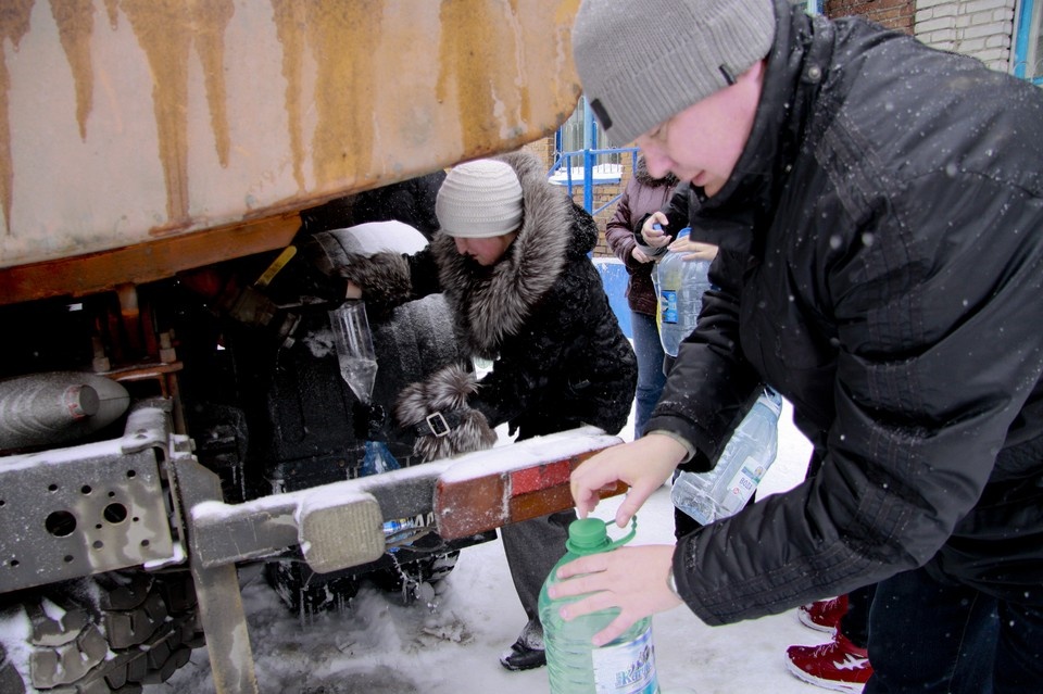    Уточнять местонахождение автоцистерн можно по телефону «112». Олег УКЛАДОВ